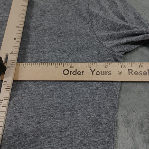 Harley Davidson‎ Shirt Womens Large Gray Rolling Stones Long Sleeve Biker - Picture 9 of 9